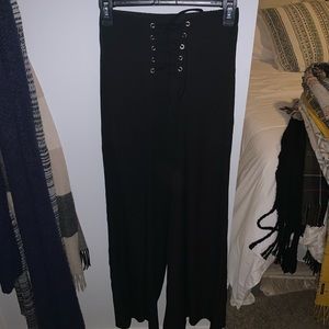 Boho corset flare pants